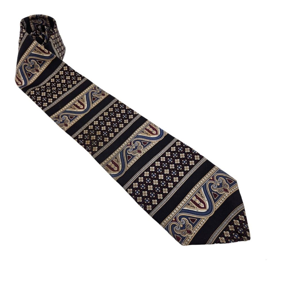 Oscar De La Renta Tie Necktie Unique Italian Design Formal Casual Made In USA